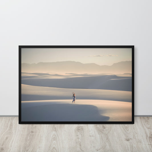 White Sands National Park Framed poster