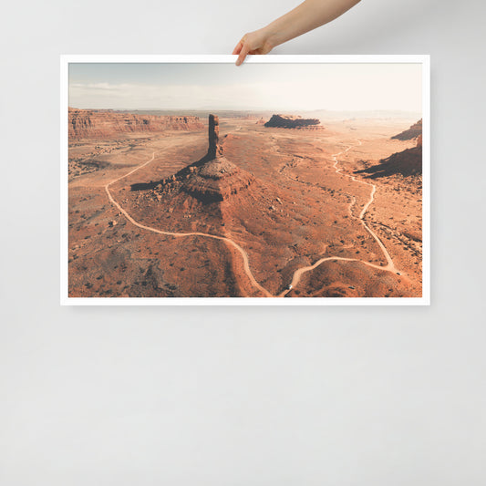 Valley of the gods Framed poster