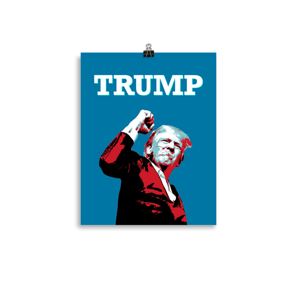 Trump 2024 Poster - Patriotic MAGA Design