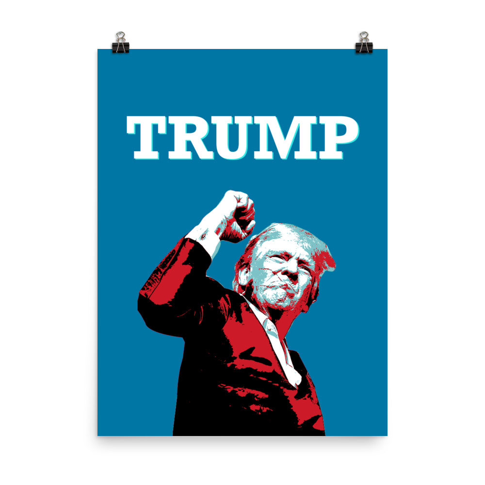 Trump 2024 Poster - Patriotic MAGA Design