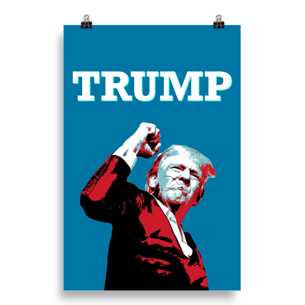 Trump 2024 Poster - Patriotic MAGA Design