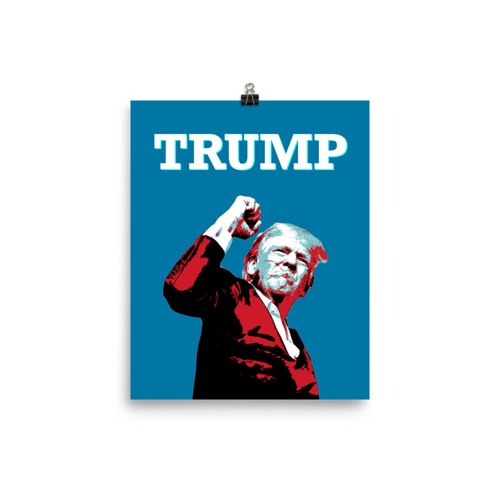 Trump 2024 Poster - Patriotic MAGA Design